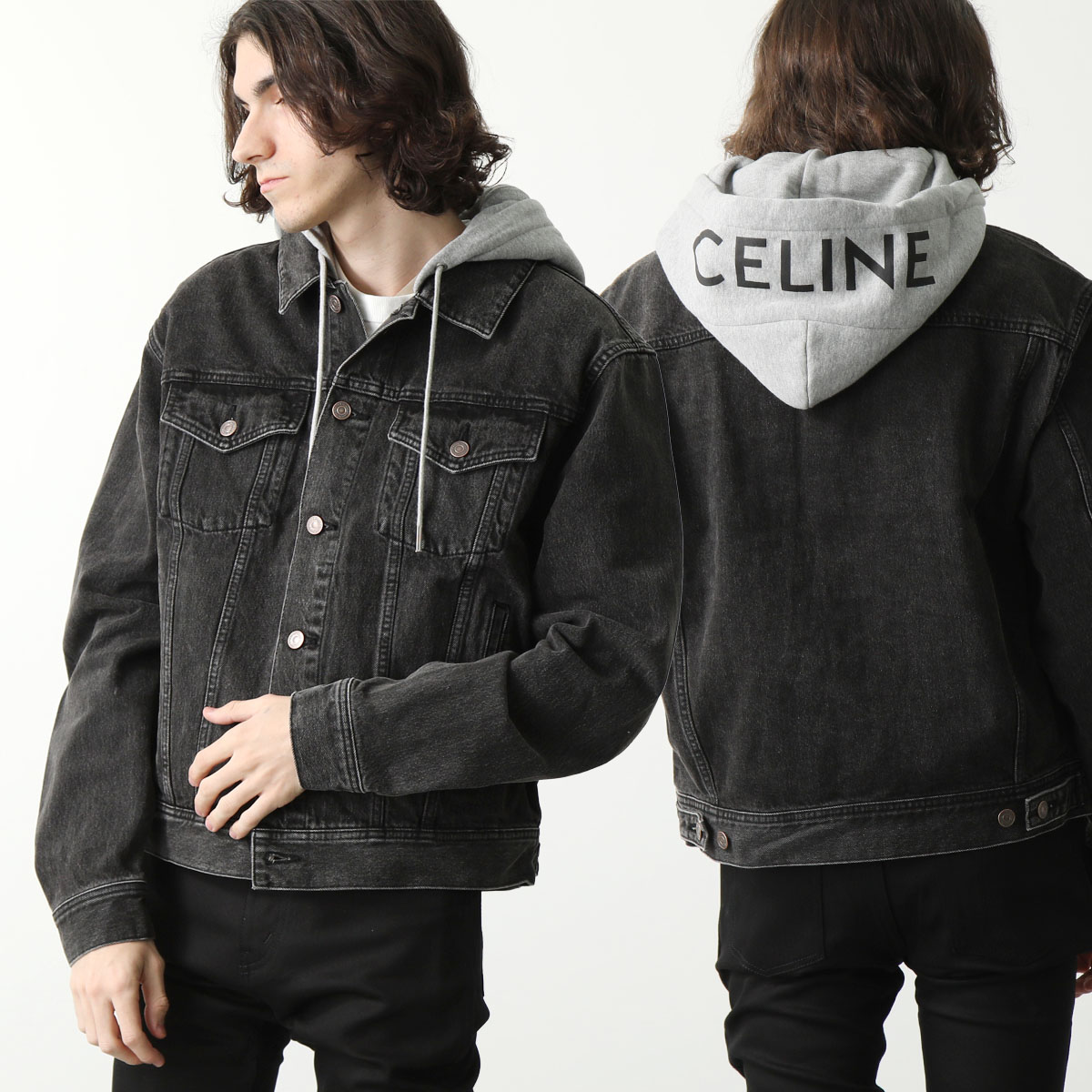 楽天市場】CELINE セリーヌ デニムジャケット 2Q472947F.38CH メンズ