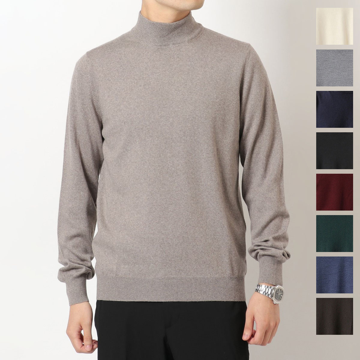 楽天市場】GRAN SASSO グランサッソ モックネック ニット 55155 14290