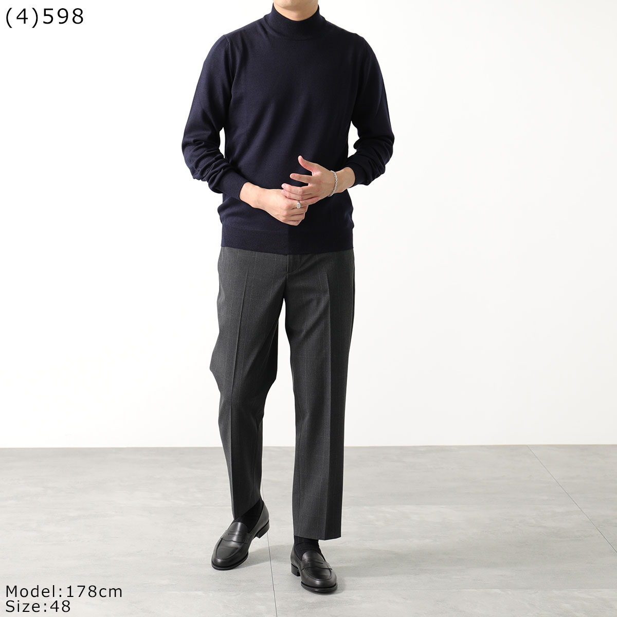 楽天市場】GRAN SASSO グランサッソ モックネック ニット 55155 14290