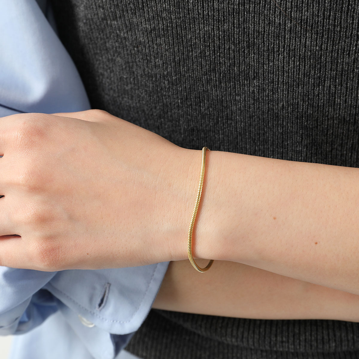 楽天市場】TOMWOOD トムウッド ブレスレット Snake Bracelet Slim Gold