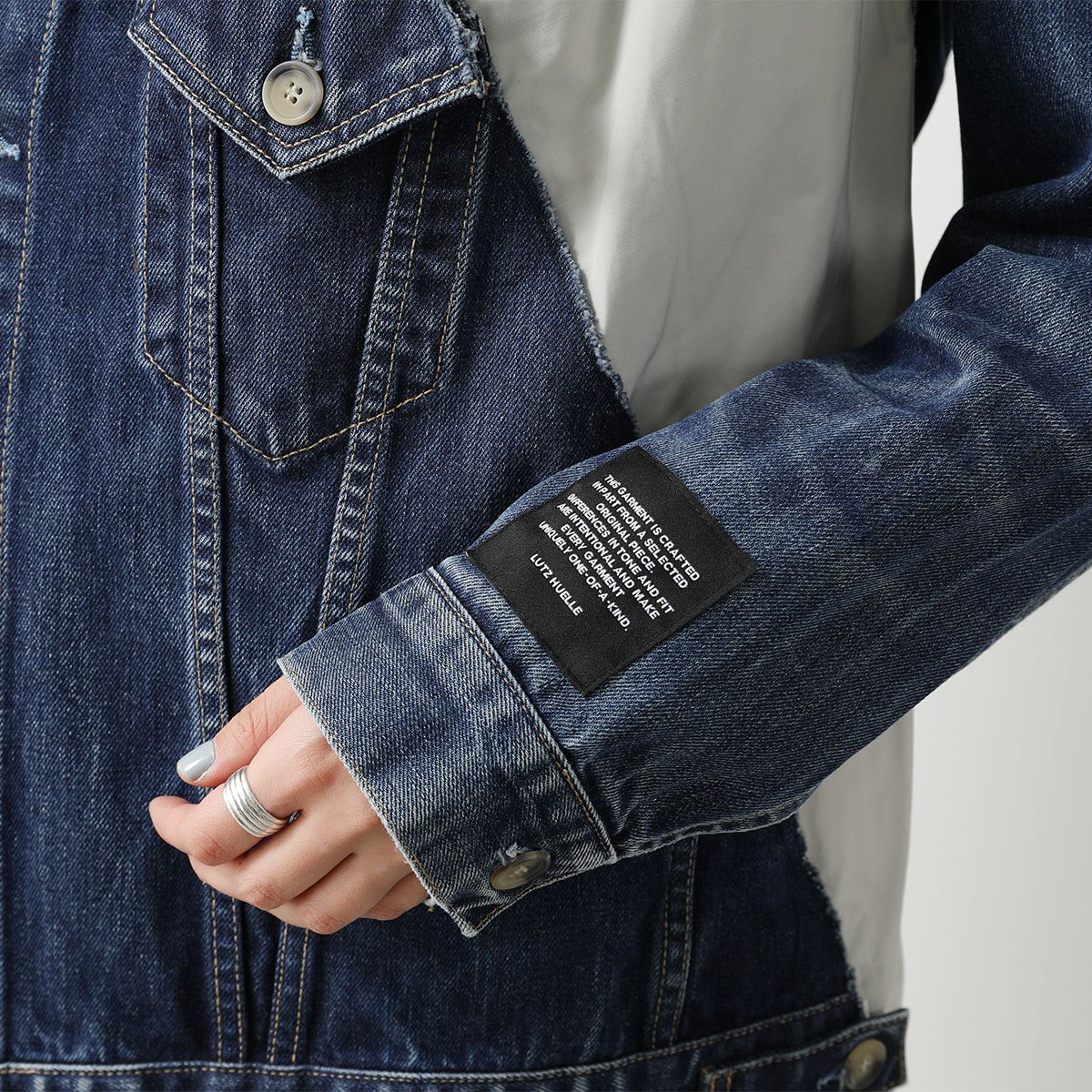 楽天市場】Lutz Huelle ルッツヒュエル デニムジャケット SLANT DENIM