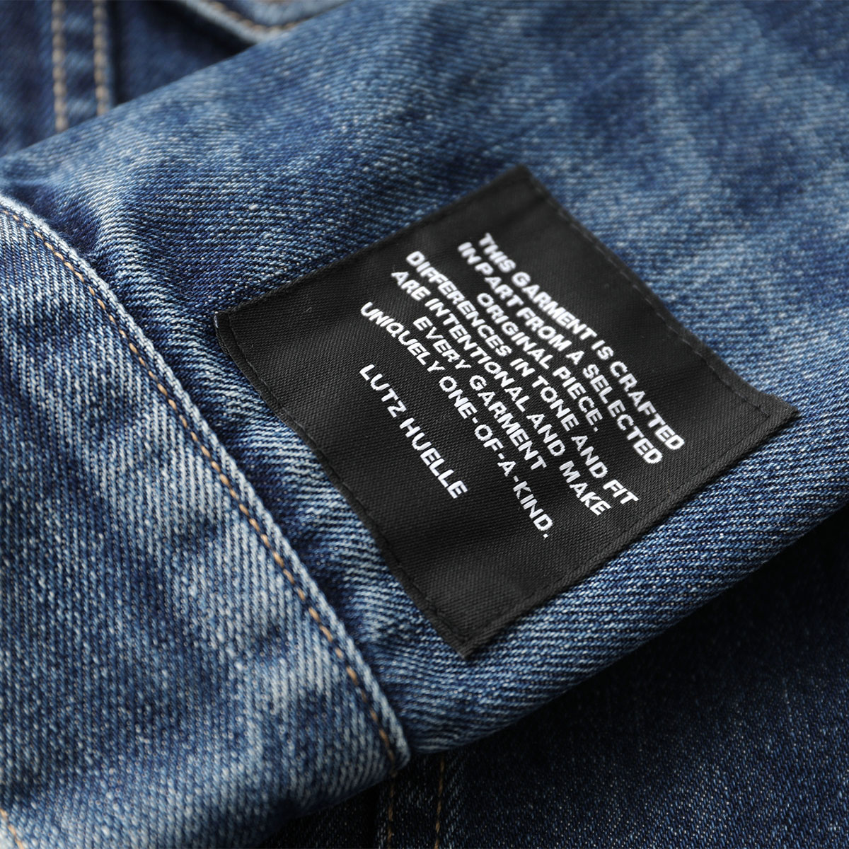 楽天市場】Lutz Huelle ルッツヒュエル デニムジャケット SLANT DENIM