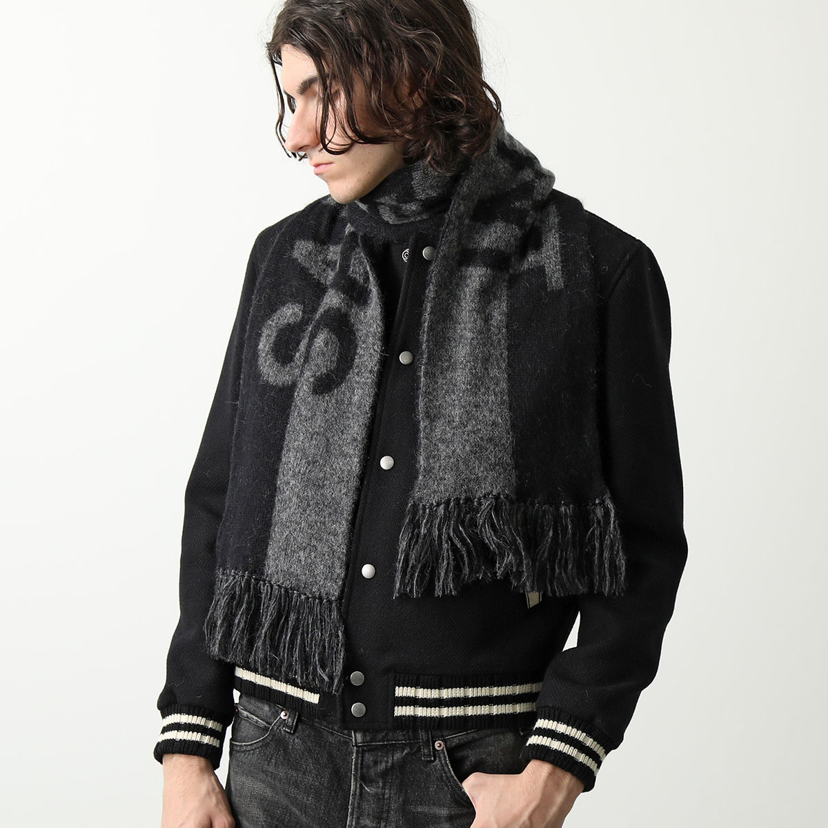 楽天市場】SAINT LAURENT サンローラン マフラー 719421 3YI68