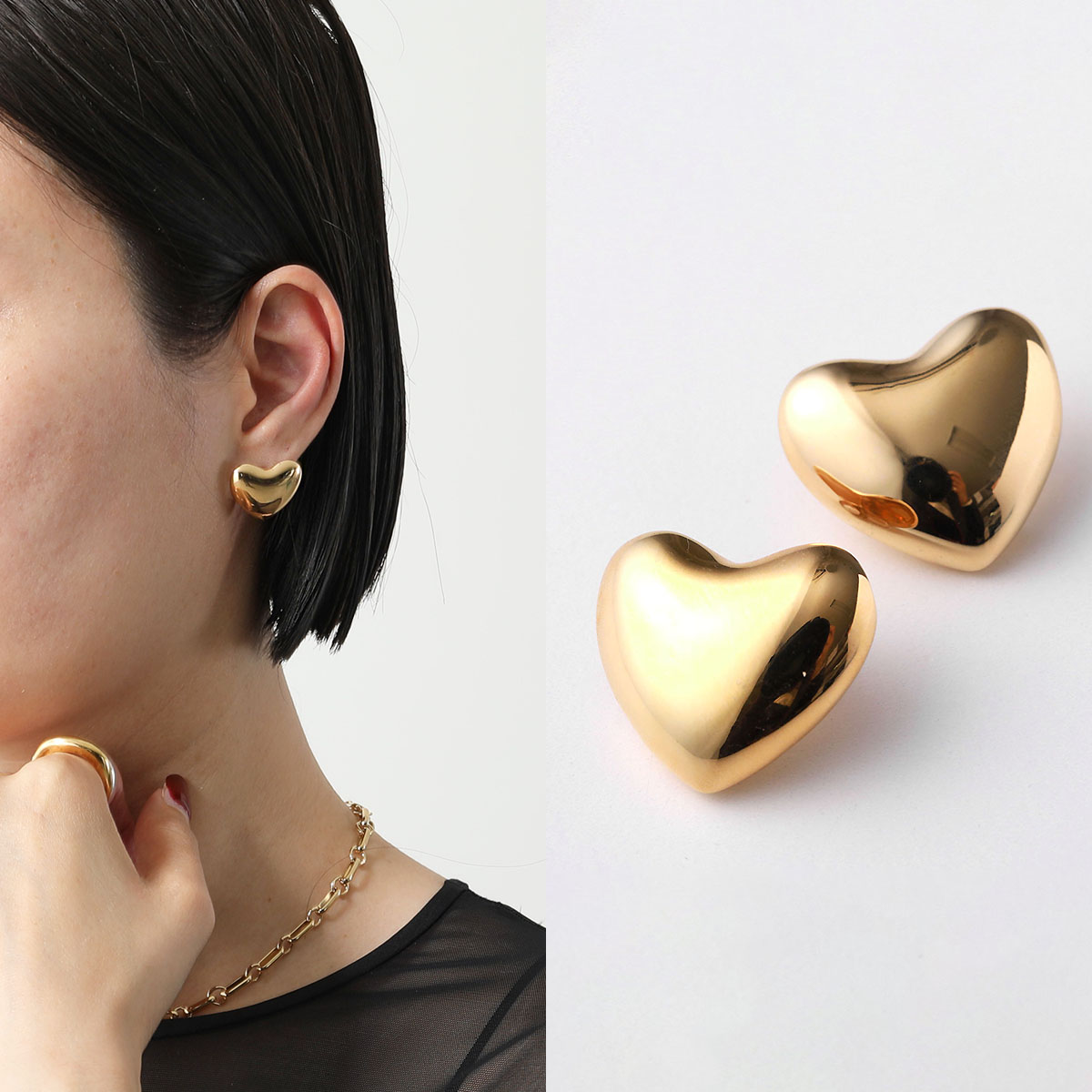 楽天市場】ANNIKA INEZ アニカイネズ ピアス Voluptuous Heart