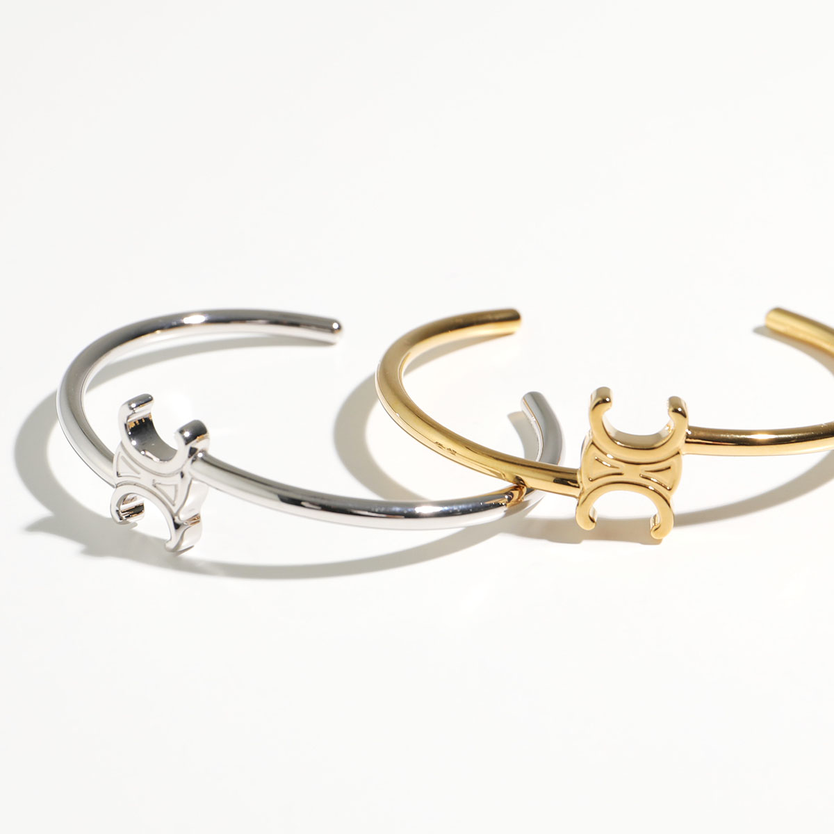 楽天市場】CELINE セリーヌ バングル 460PQ6BRA.35OR 460PQ6BRA.36SI