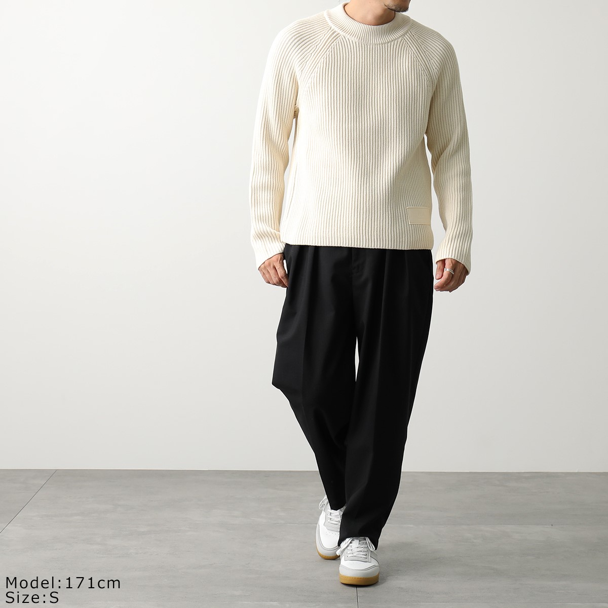 楽天市場】ami paris アミパリス ニット CREWNECK WITH LABEL HKS024