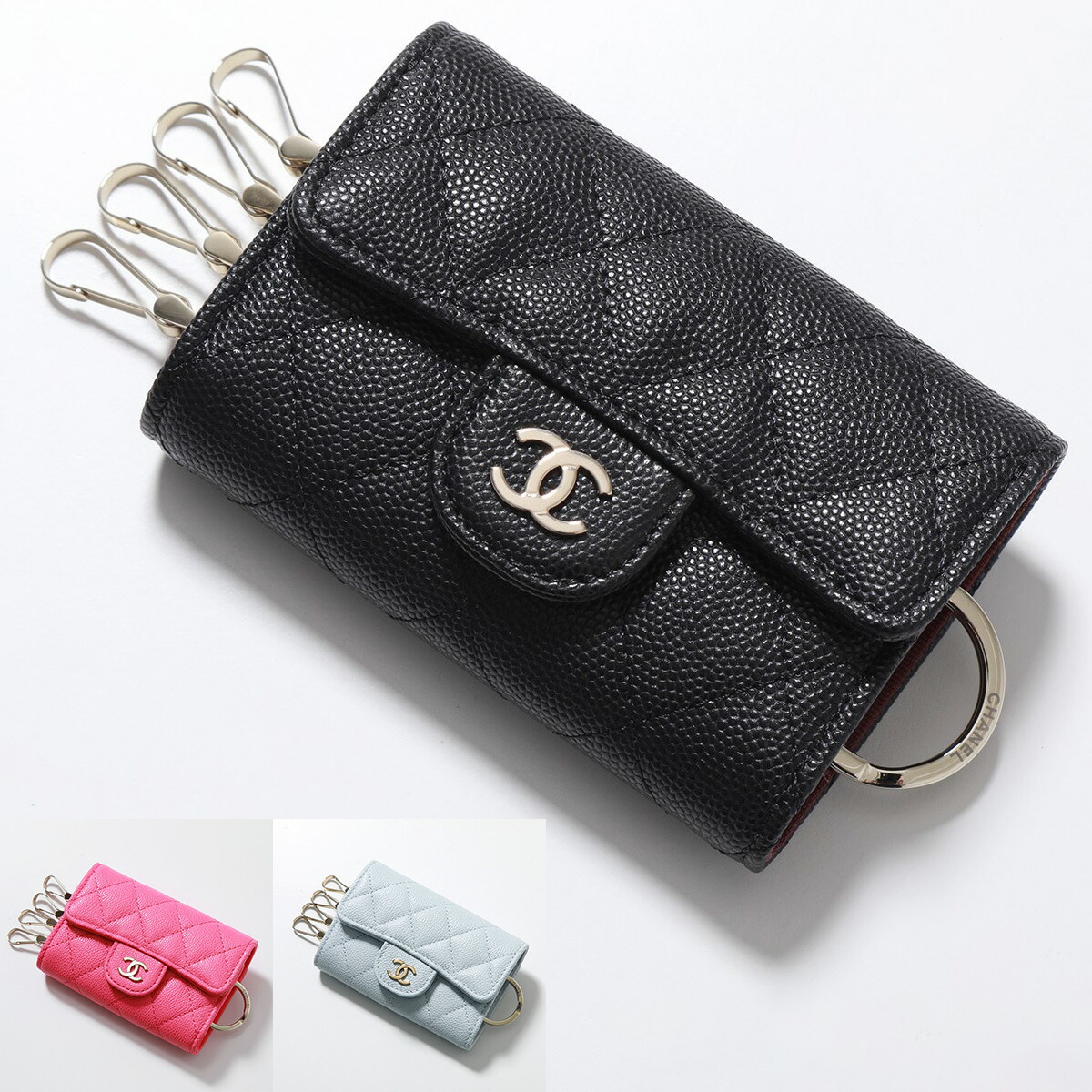 楽天市場】CHANEL シャネル キーケース AP0222 B10583 レディース