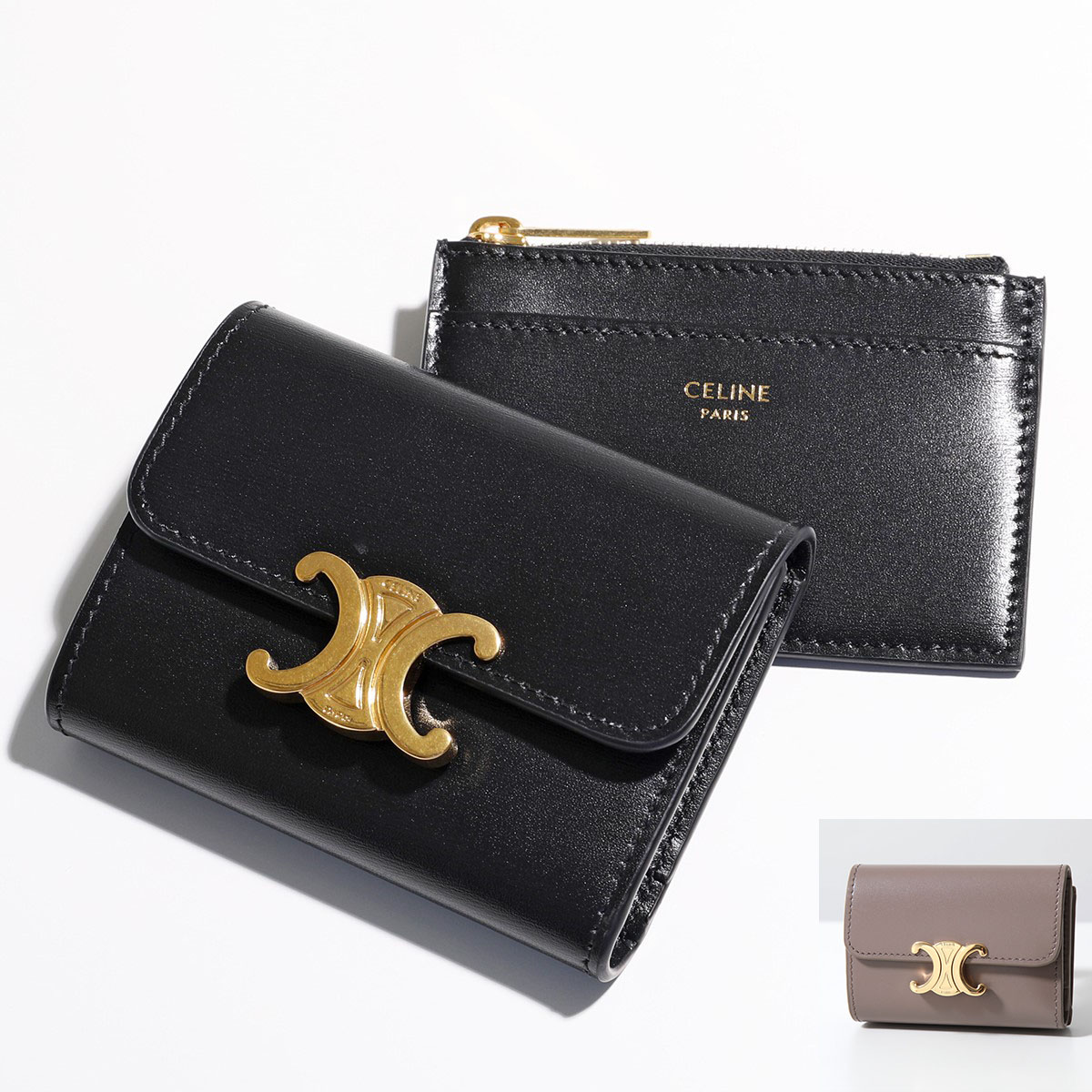 楽天市場】CELINE セリーヌ 三つ折り財布 Compact Wallet With Coin