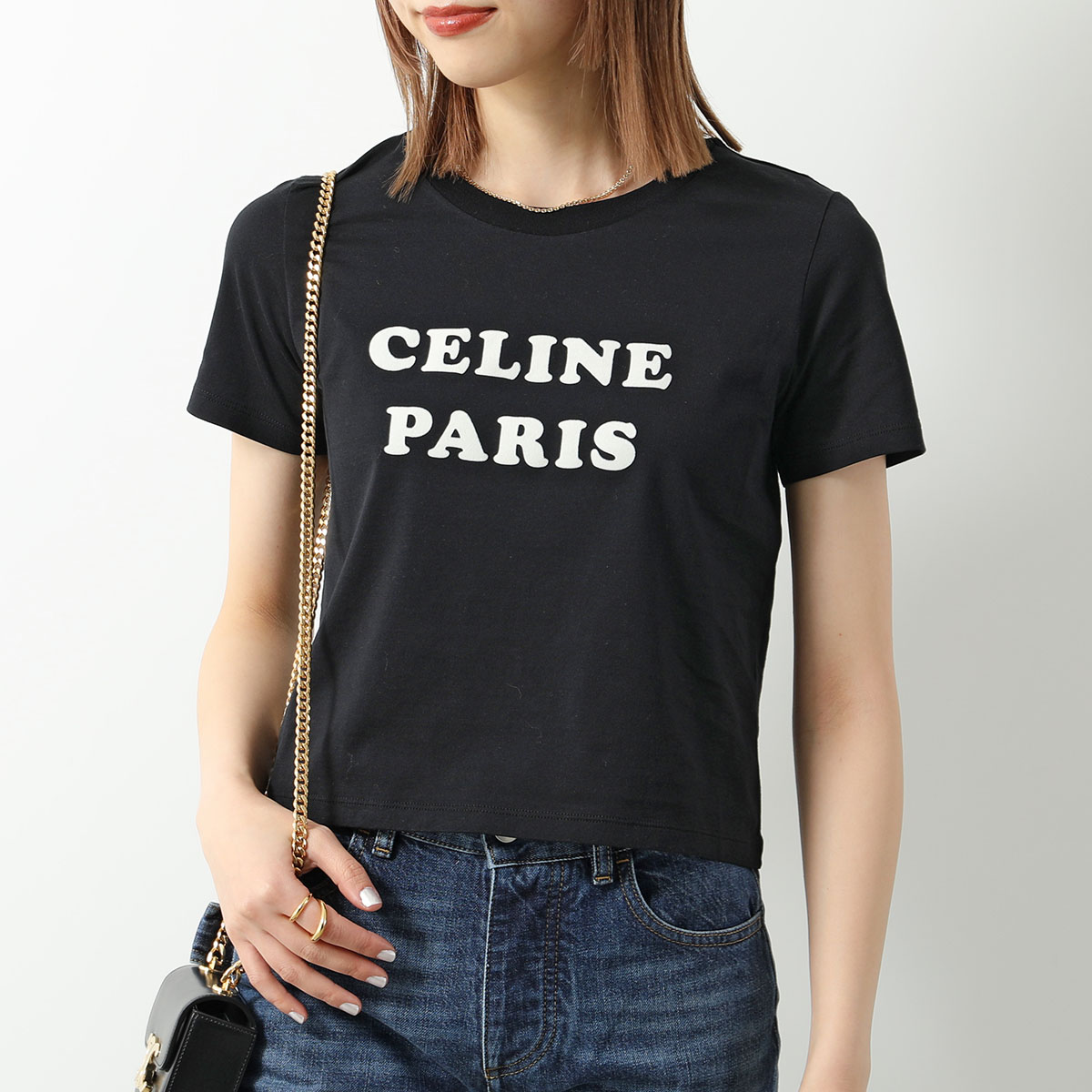 楽天市場】CELINE セリーヌ Tシャツ 2X885671Q.38AW レディース 半袖