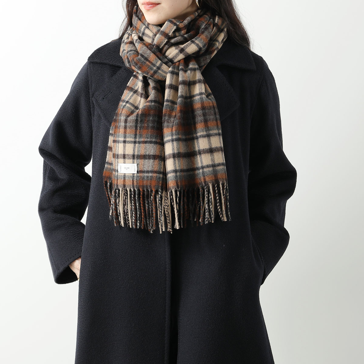 楽天市場】CELINE セリーヌ マフラー 2AWU4731W.19DO レディース