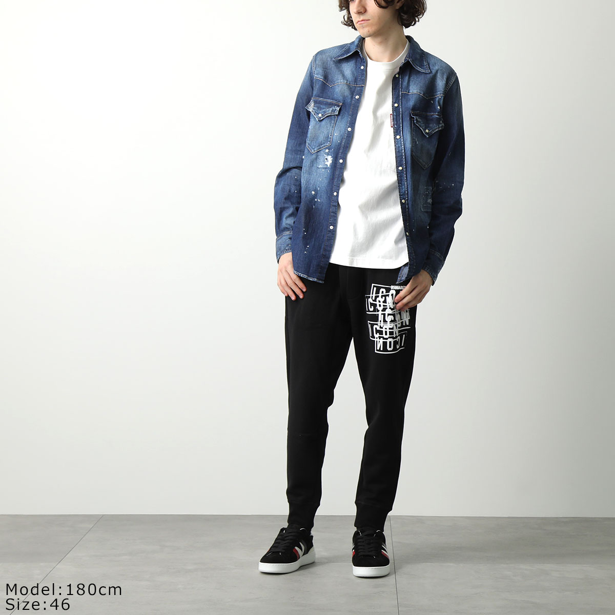 楽天市場】DSQUARED2 ディースクエアード デニムシャツ FASHION