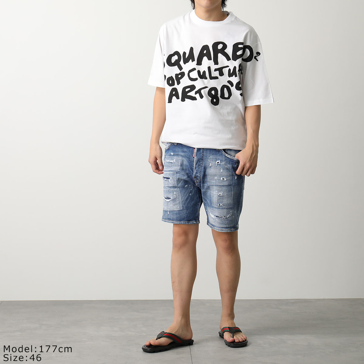 楽天市場】DSQUARED2 ディースクエアード ハーフパンツ MARINE SHORTS