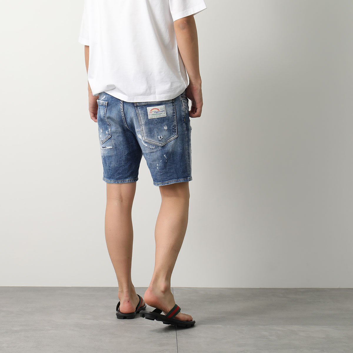 楽天市場】DSQUARED2 ディースクエアード ハーフパンツ MARINE SHORTS