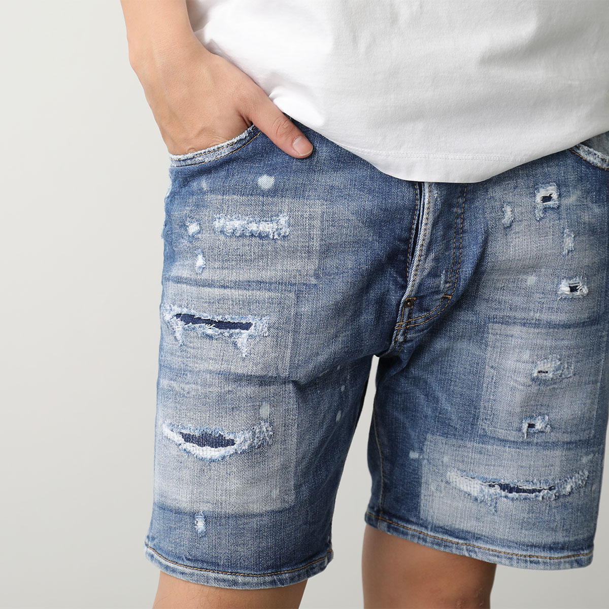 楽天市場】DSQUARED2 ディースクエアード ハーフパンツ MARINE SHORTS