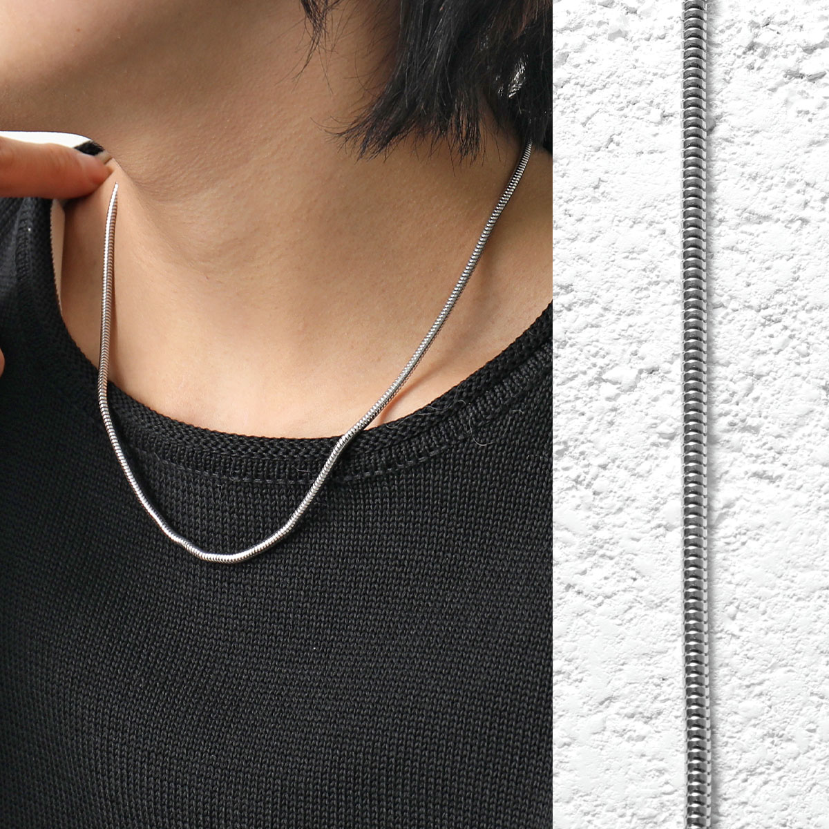 楽天市場】TOMWOOD トムウッド ネックレス Snake Chain 20.5inch