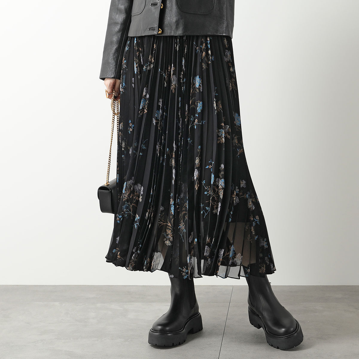 楽天市場】CELINE セリーヌ プリーツスカート 2J369800T.96NB