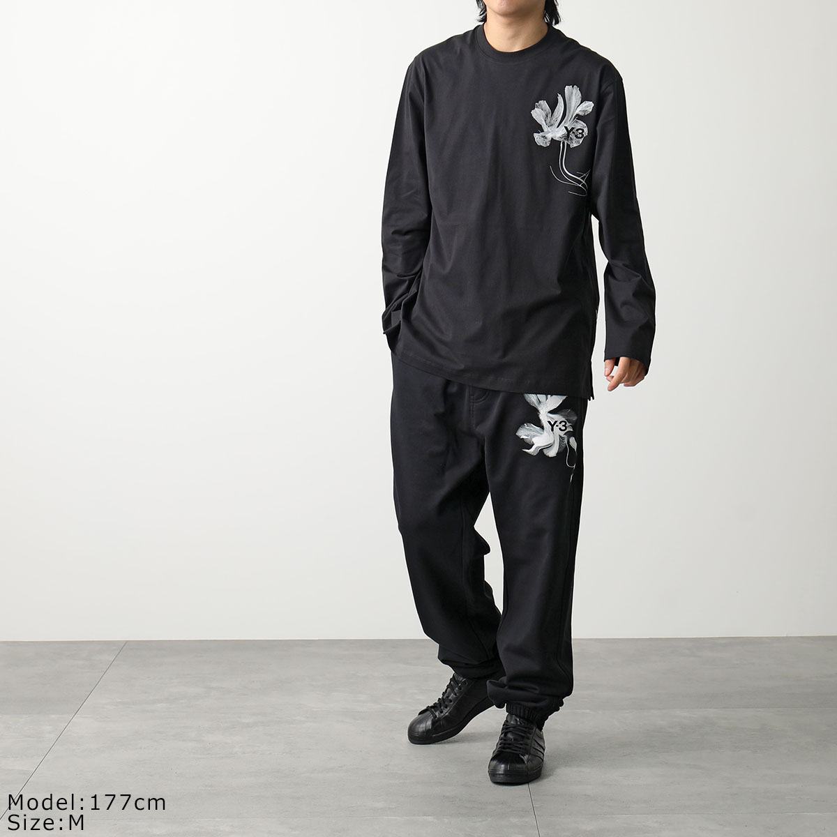 楽天市場】Y-3 ワイスリー Tシャツ GFX LS TEE グラフィック ロング