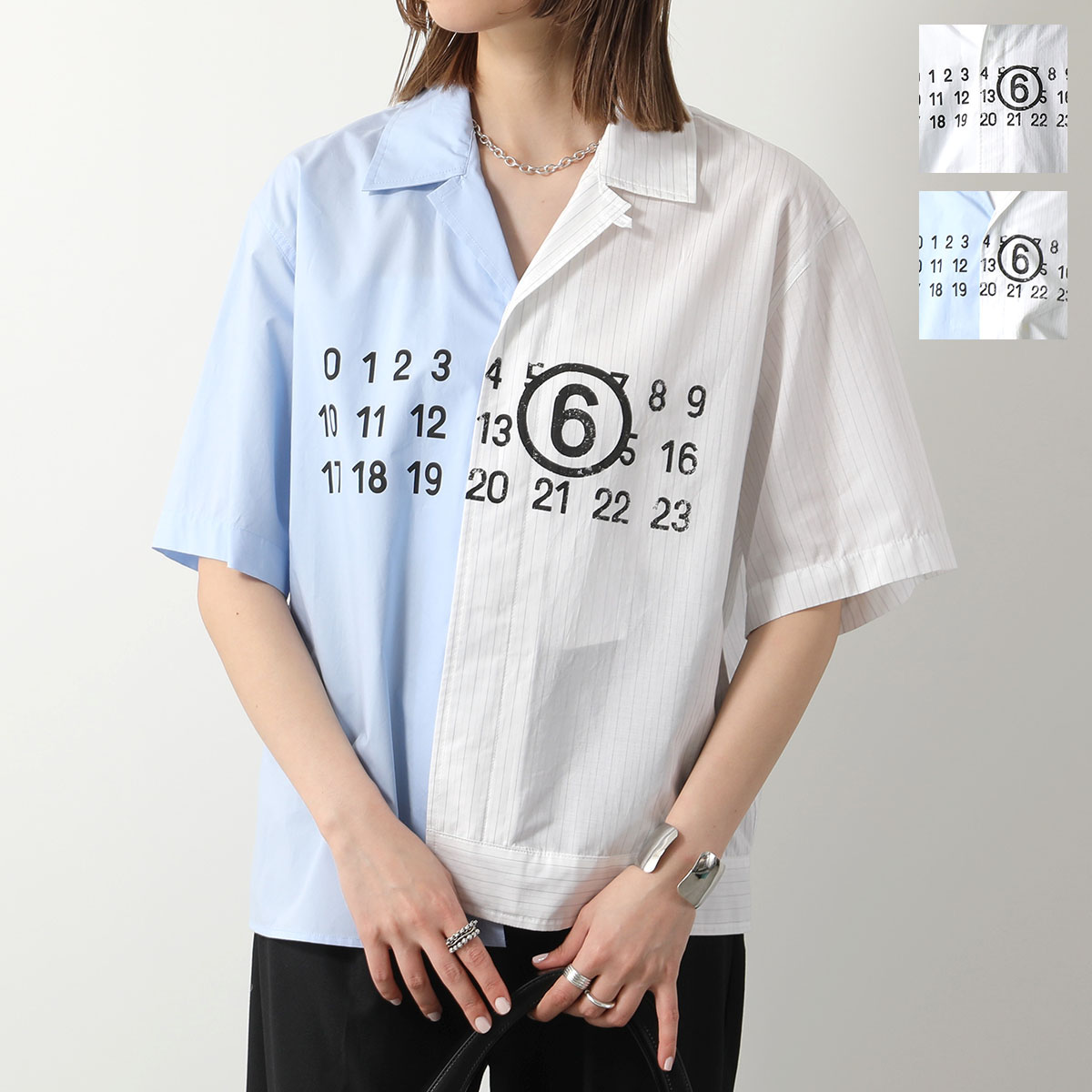 楽天市場】MM6 エムエムシックス メゾンマルジェラ シャツ SH0DR0004