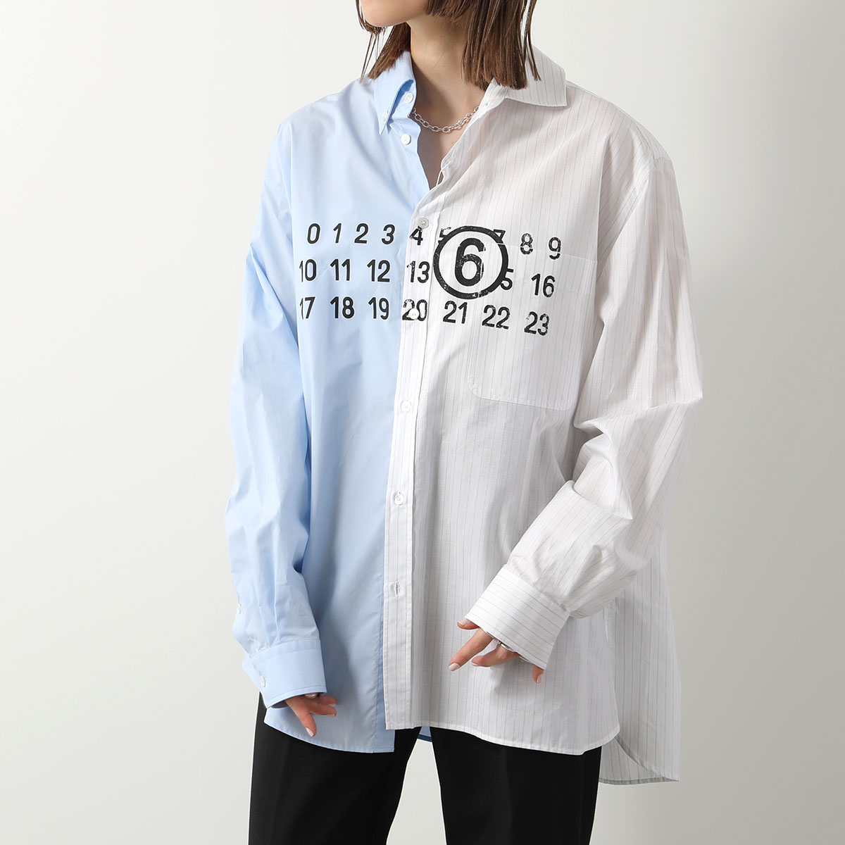 楽天市場】MM6 エムエムシックス メゾンマルジェラ シャツ SH0DT0005