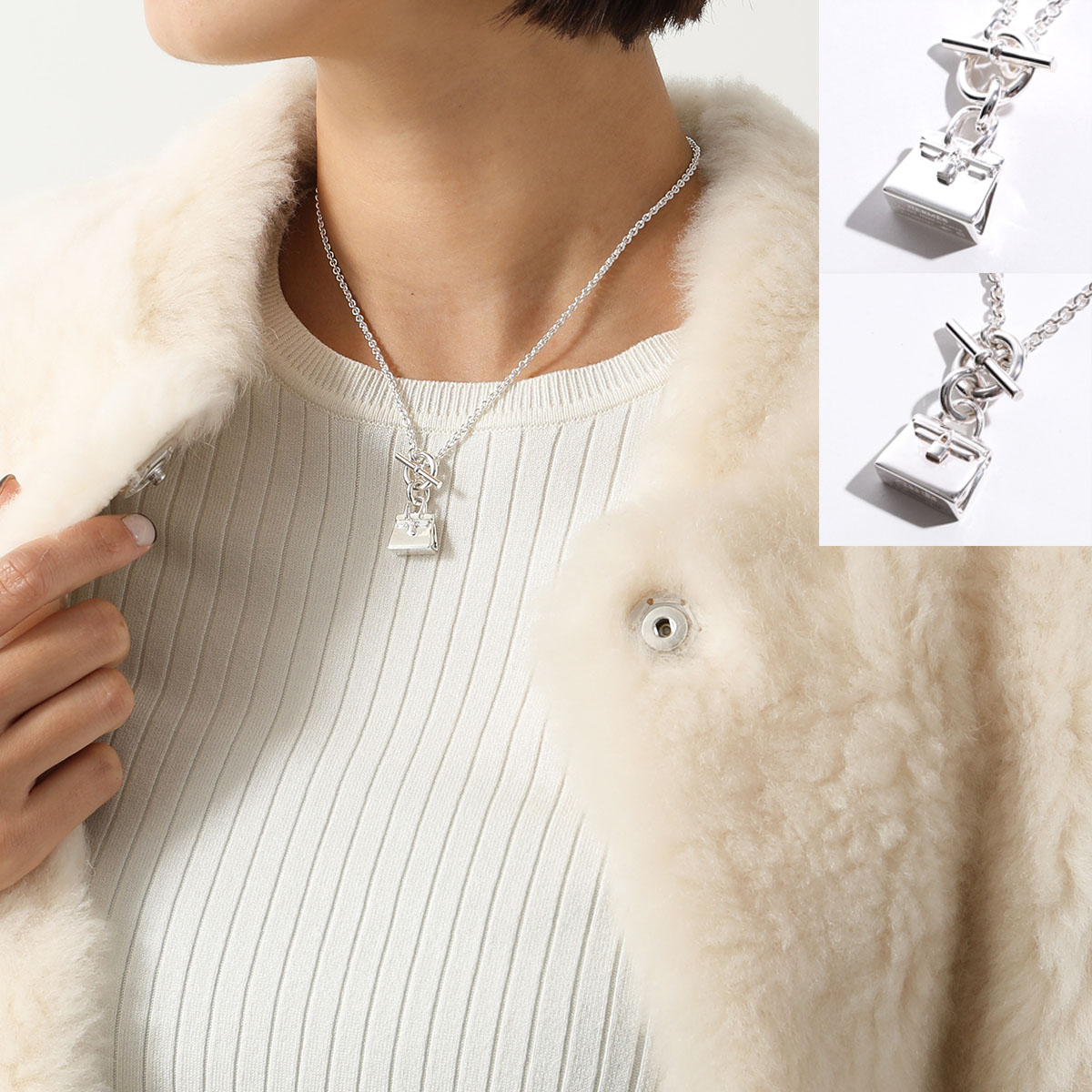 楽天市場】HERMES エルメス ネックレス Birkin バーキン Kelly ケリー