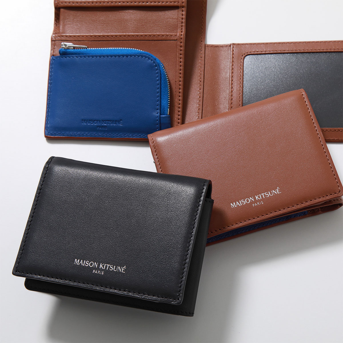 楽天市場】MAISON KITSUNE メゾンキツネ 二つ折り財布 LM05345LC0038