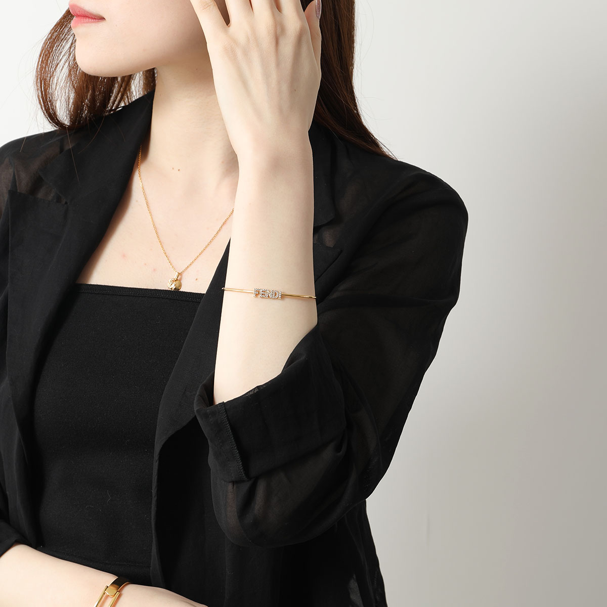 楽天市場】FENDI フェンディ ブレスレット Graphy グラフィ 8AH251