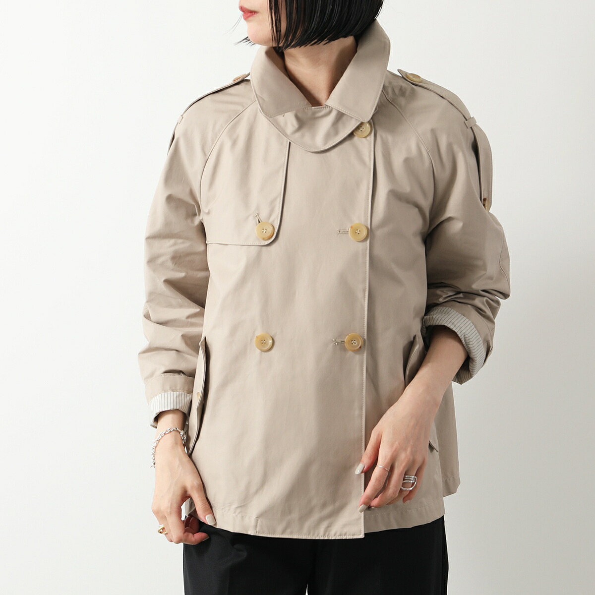 楽天市場】Max Mara The Cube マックスマーラ ザ・キューブ トレンチ