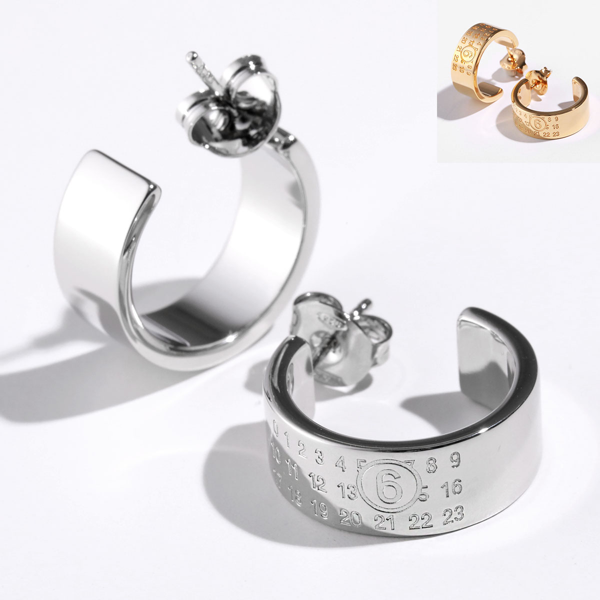 楽天市場】MM6 エムエムシックス メゾンマルジェラ フープピアス