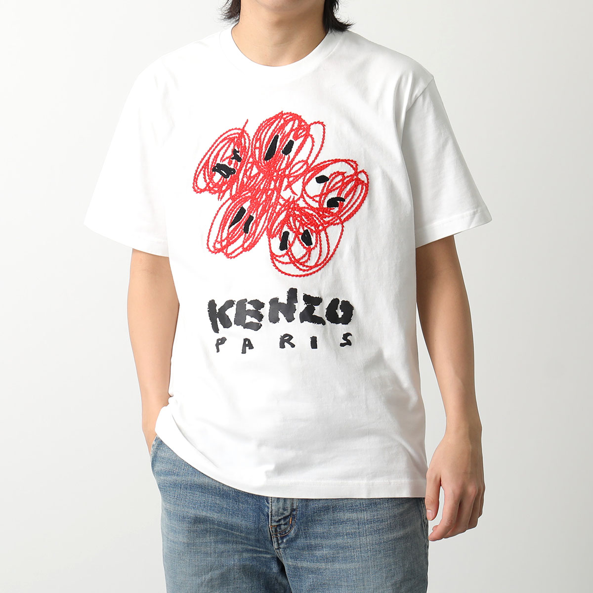 楽天市場】KENZO ケンゾー Tシャツ DRAWN VARSITY PFE55TS2734SG