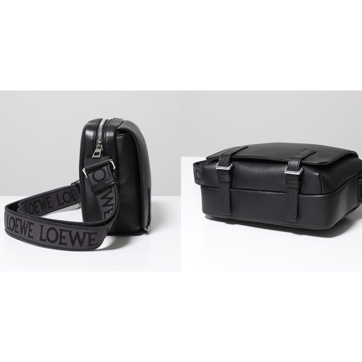 楽天市場】LOEWE ロエベ ショルダーバッグ BOLSO MILITARY ミリタリー