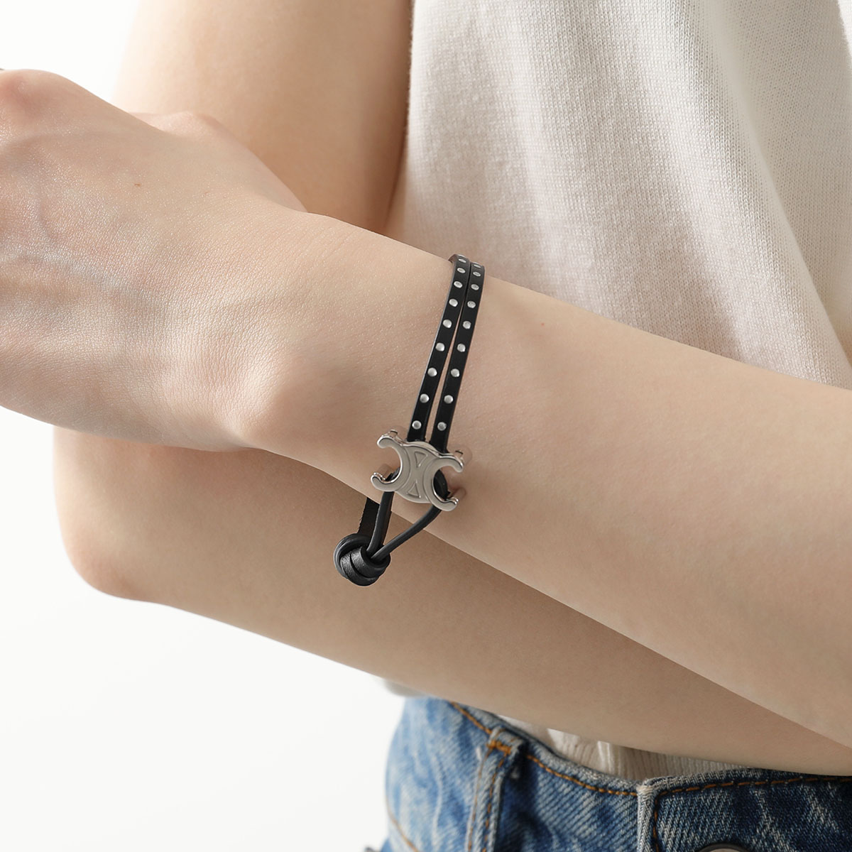 楽天市場】CELINE セリーヌ ブレスレット 460RW3SMO.36BS レディース