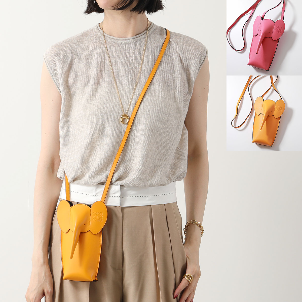 楽天市場】LOEWE ロエベ フォンケース ELEPHANT POCKET エレファント
