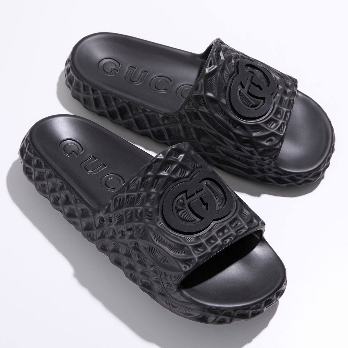 楽天市場】GUCCI グッチ スライドサンダル 770801 J8710 メンズ