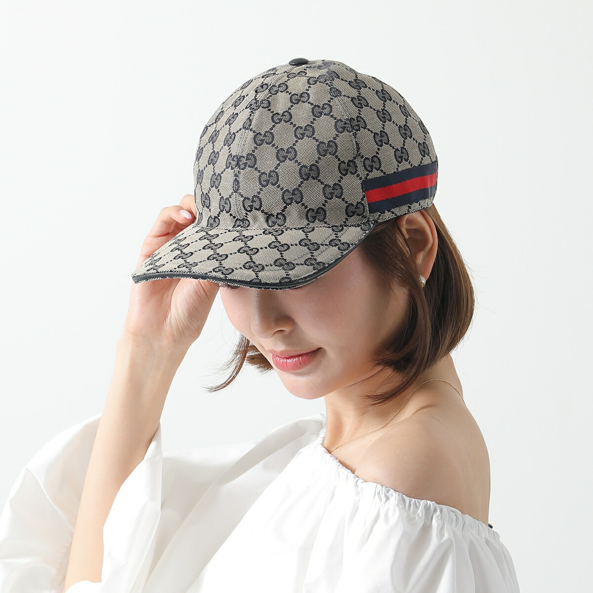 楽天市場】GUCCI グッチ ベースボールキャップ 696845 4HAQQ