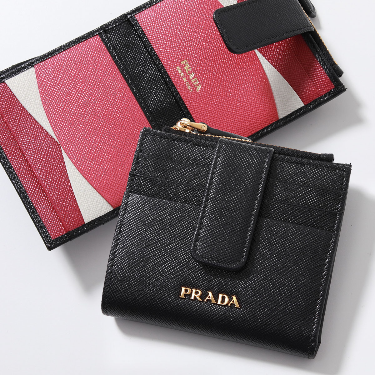 楽天市場】PRADA プラダ 二つ折り財布 1ML047 QWA 1ML047 ZLP