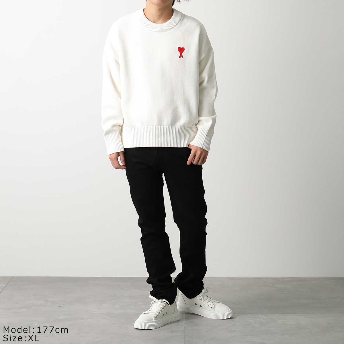 楽天市場】ami paris アミパリス セーター UKS008.016 メンズ ニット