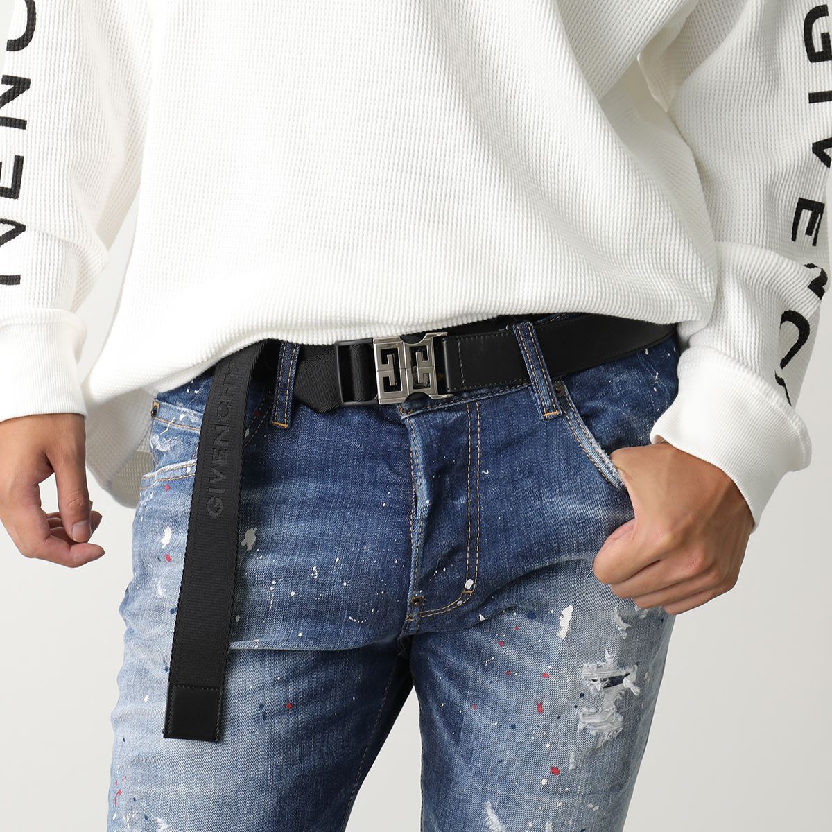 楽天市場】GIVENCHY ジバンシィ ベルト BK4054 K1KA メンズ ウェビング