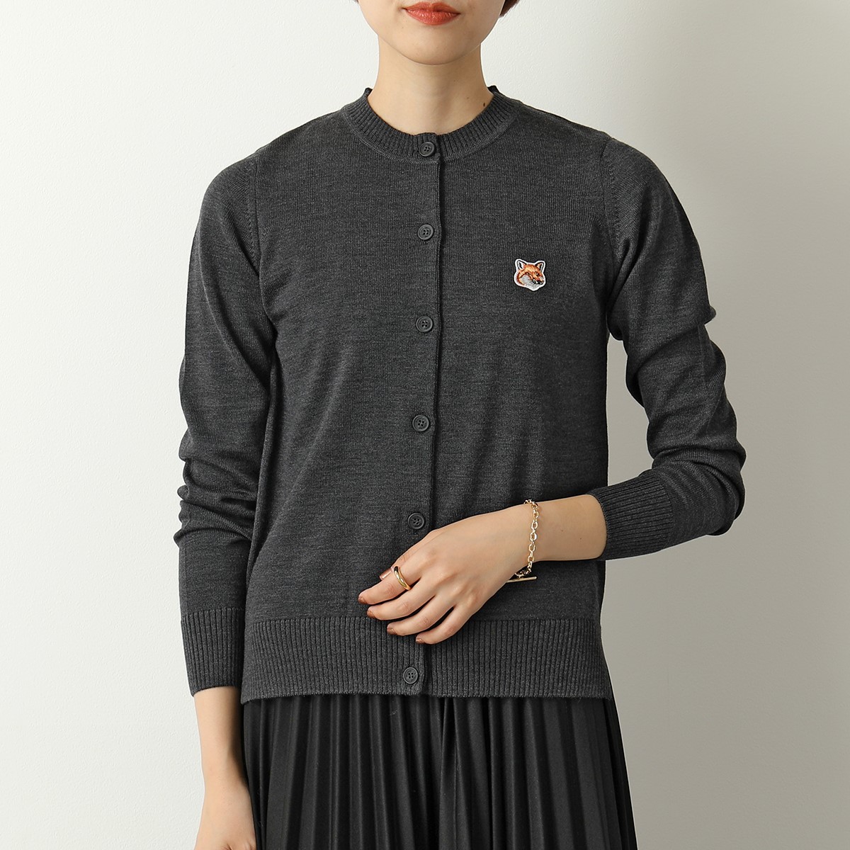 楽天市場】MAISON KITSUNE メゾンキツネ カーディガン HW00521KT1036