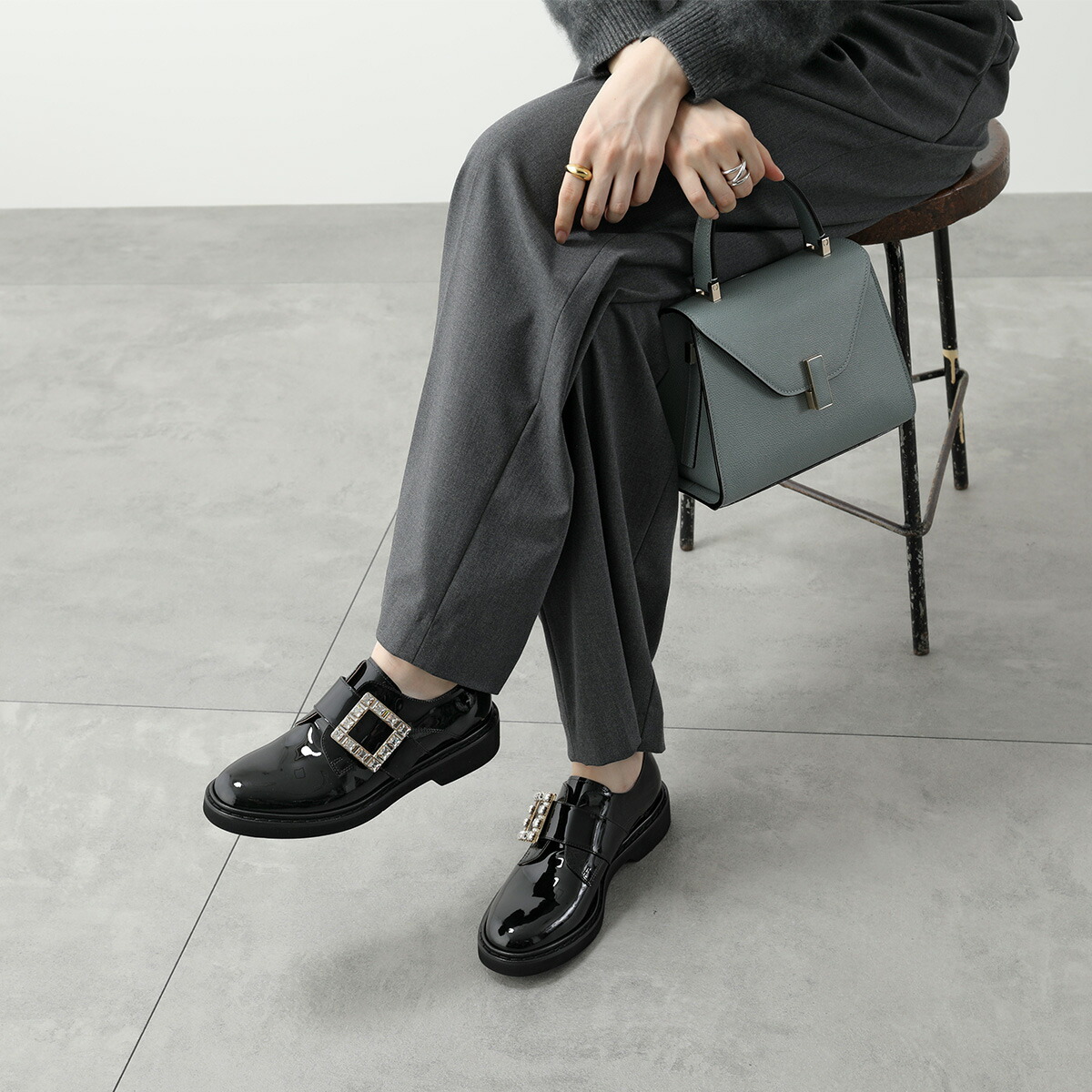 楽天市場】ROGER VIVIER ロジェヴィヴィエ パテントレザーシューズ VIV