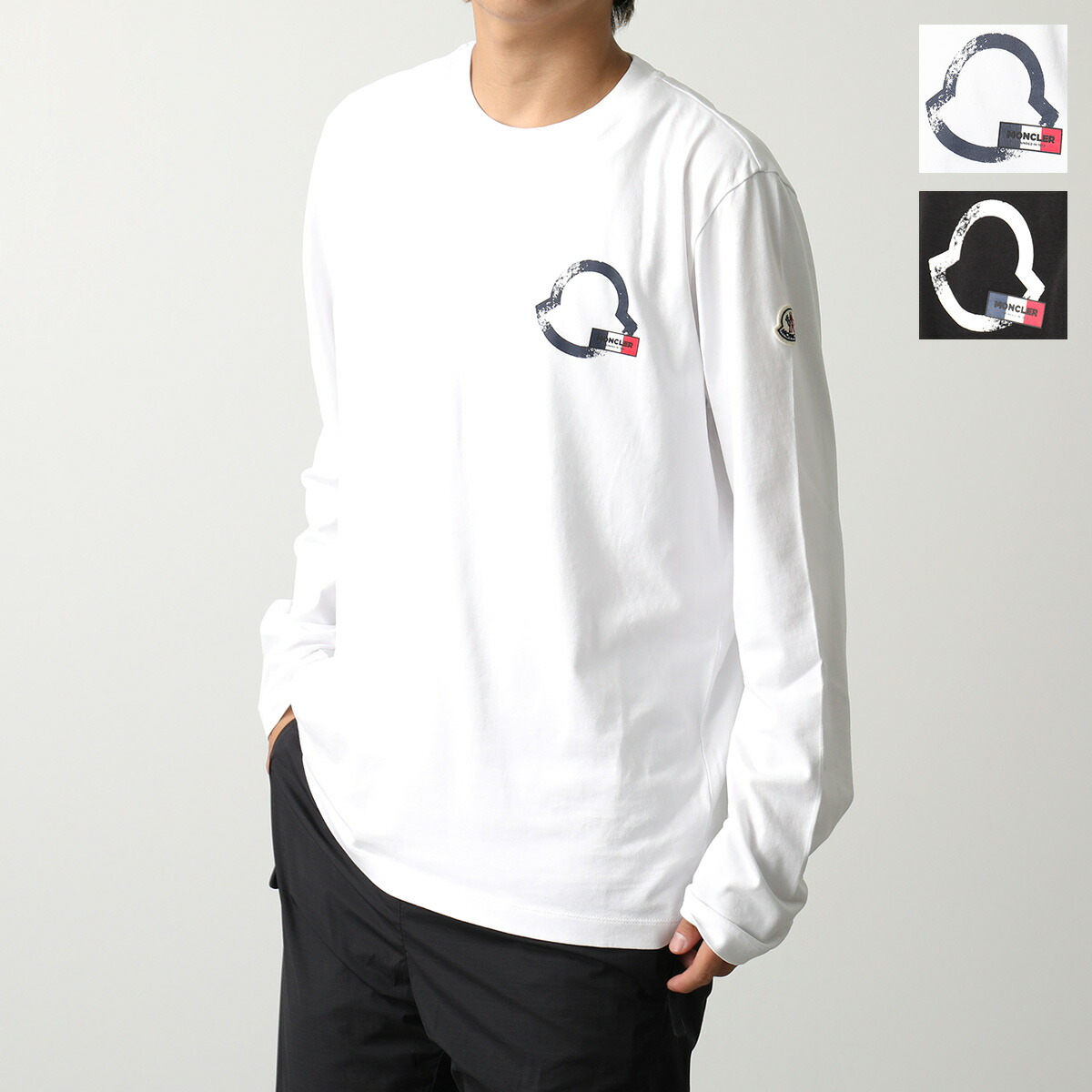 楽天市場】MONCLER モンクレール 長袖Tシャツ 8D00016 8390T メンズ