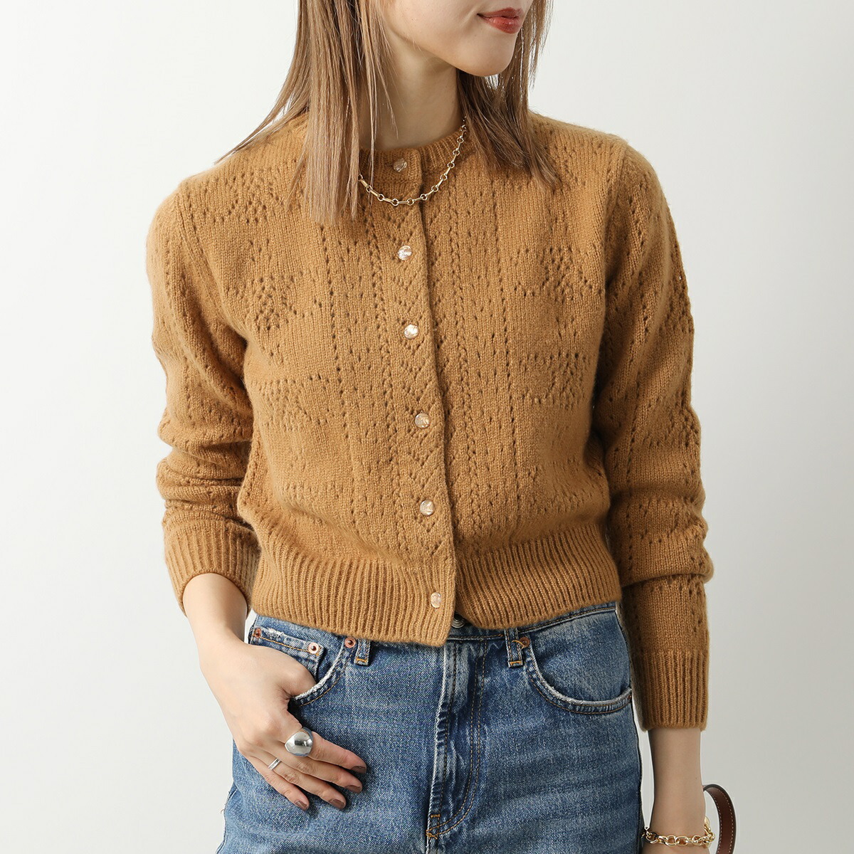 楽天市場】CELINE セリーヌ カーディガン 2AD0R533M.04FG レディース