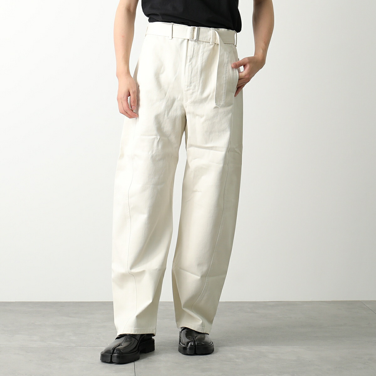 楽天市場】Lemaire ルメール デニム TWISTED BELTED PANTS ツイスト