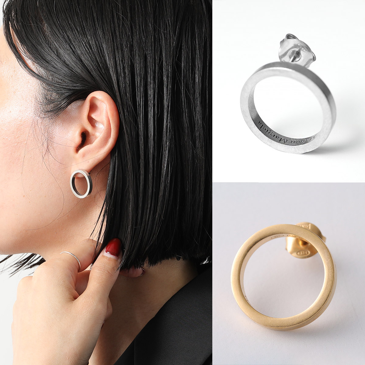 楽天市場】MAISON MARGIELA メゾンマルジェラ ピアス SM1VG0024 SV0158