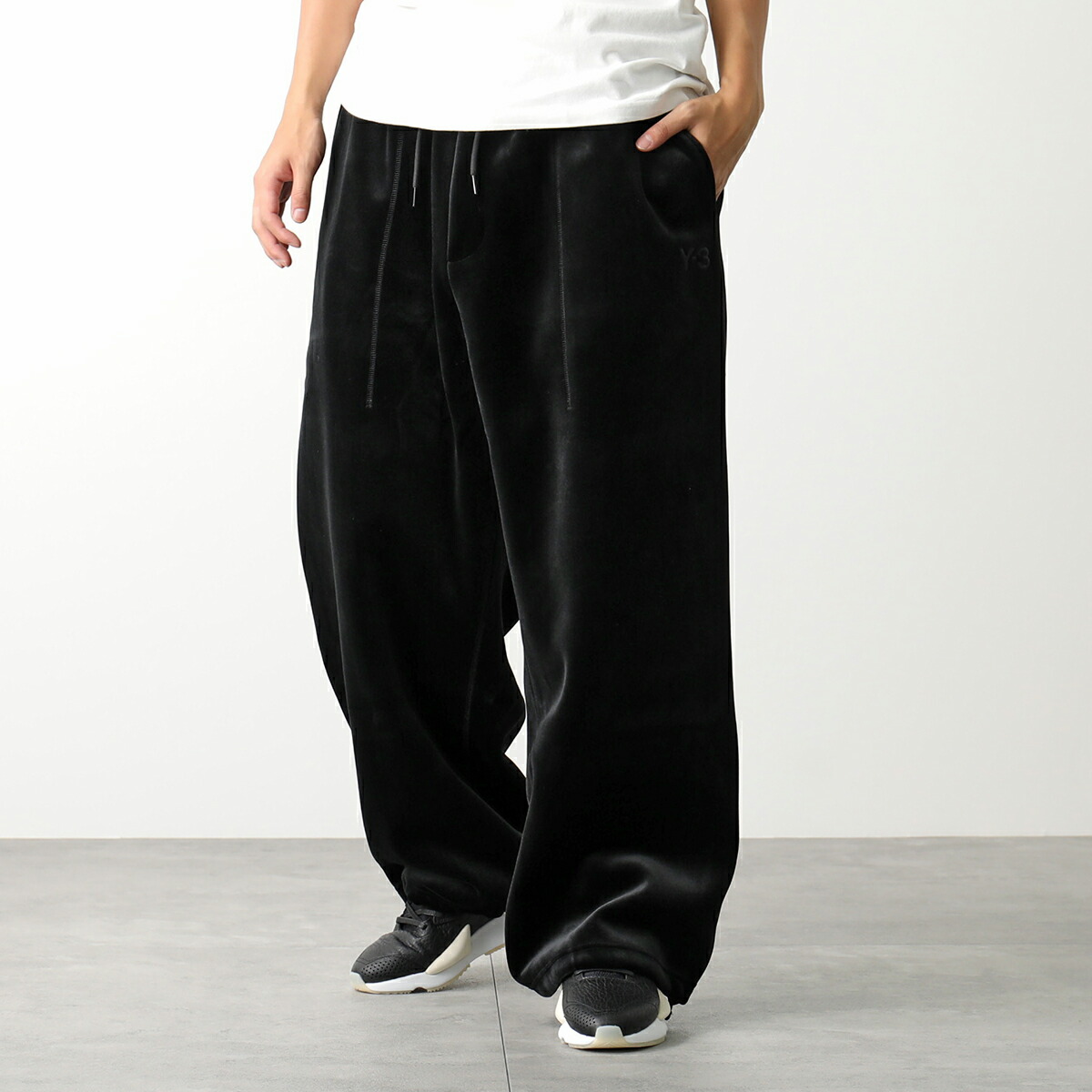 楽天市場】Y-3 ワイスリー ベロアパンツ VELVET CUF PNTS ベルベット