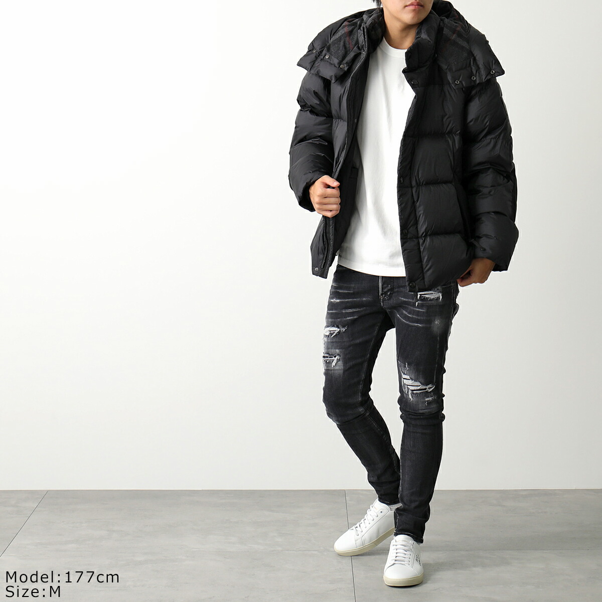 楽天市場】BURBERRY バーバリー ダウンジャケット LEEDS リーズ