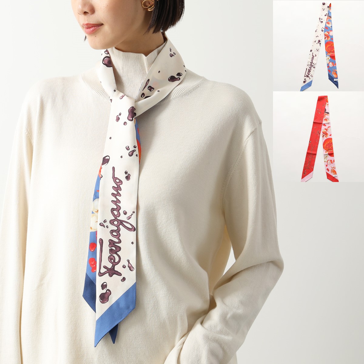 楽天市場】FERRAGAMO フェラガモ スカーフ 32 0682 レディース