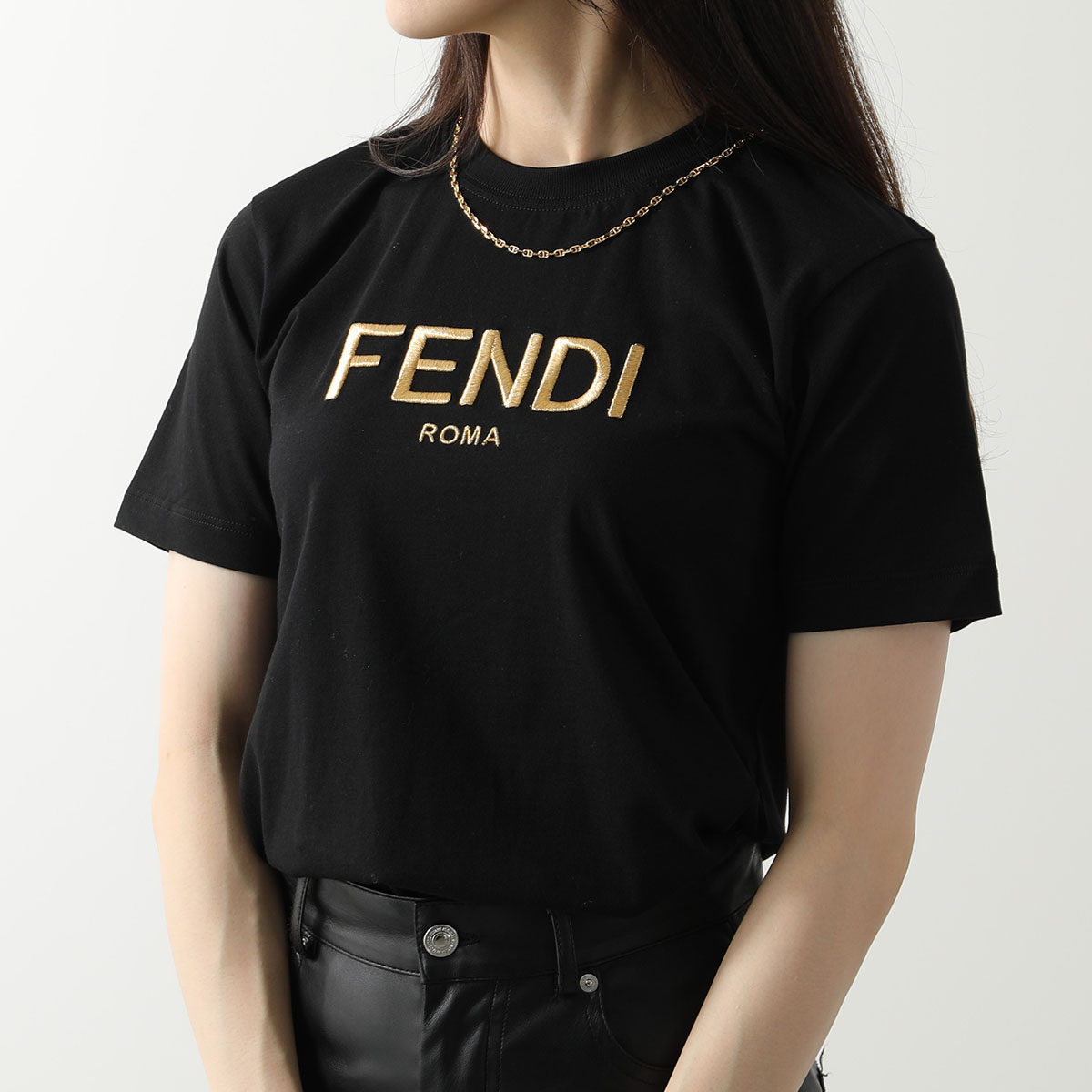 楽天市場】FENDI フェンディ 半袖Tシャツ FS7254 AK6J レディース ロゴ