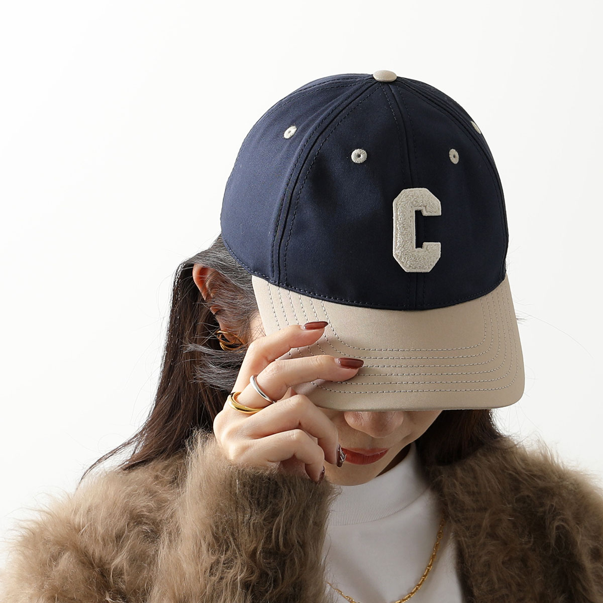 楽天市場】CELINE セリーヌ ベースボールキャップ 2AP05969P.07BN