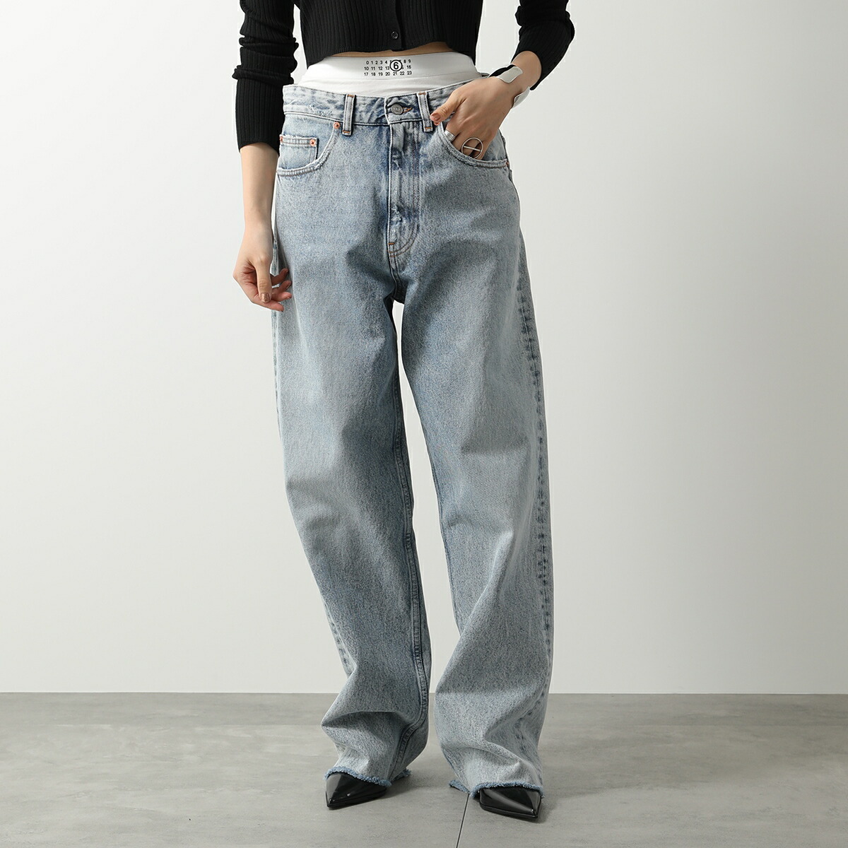 楽天市場】MM6 エムエムシックス メゾンマルジェラ ジーンズ S62LB0149