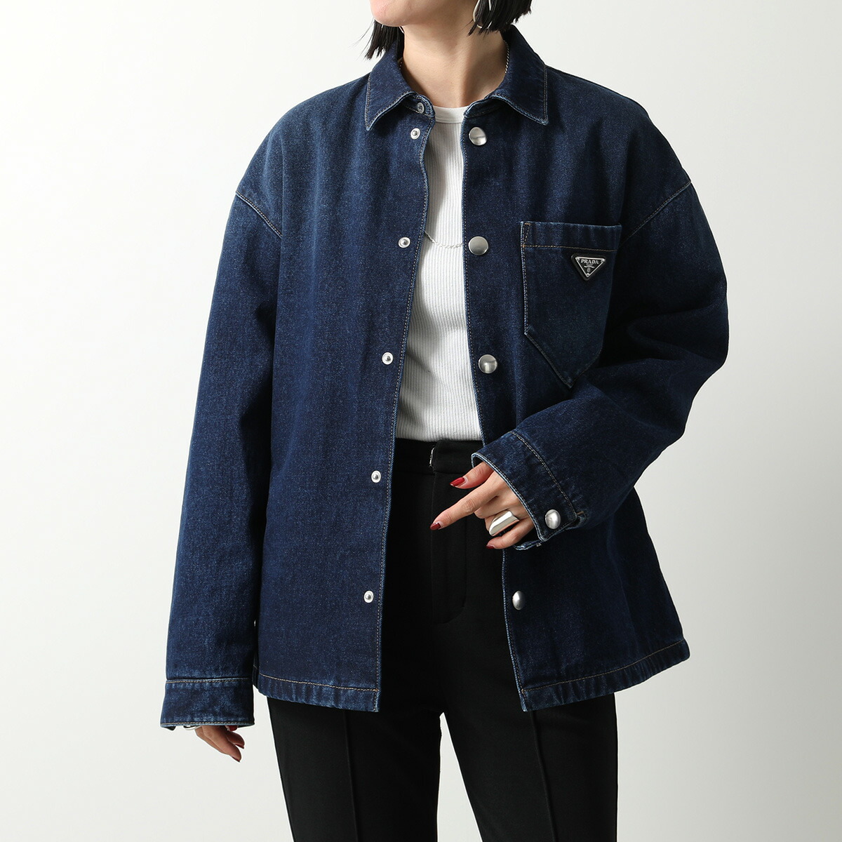 楽天市場】PRADA プラダ ジャケット GEC071 13HO レディース パッド